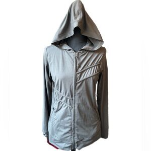 REI Brown Utility Jacket with Stand-up Collar